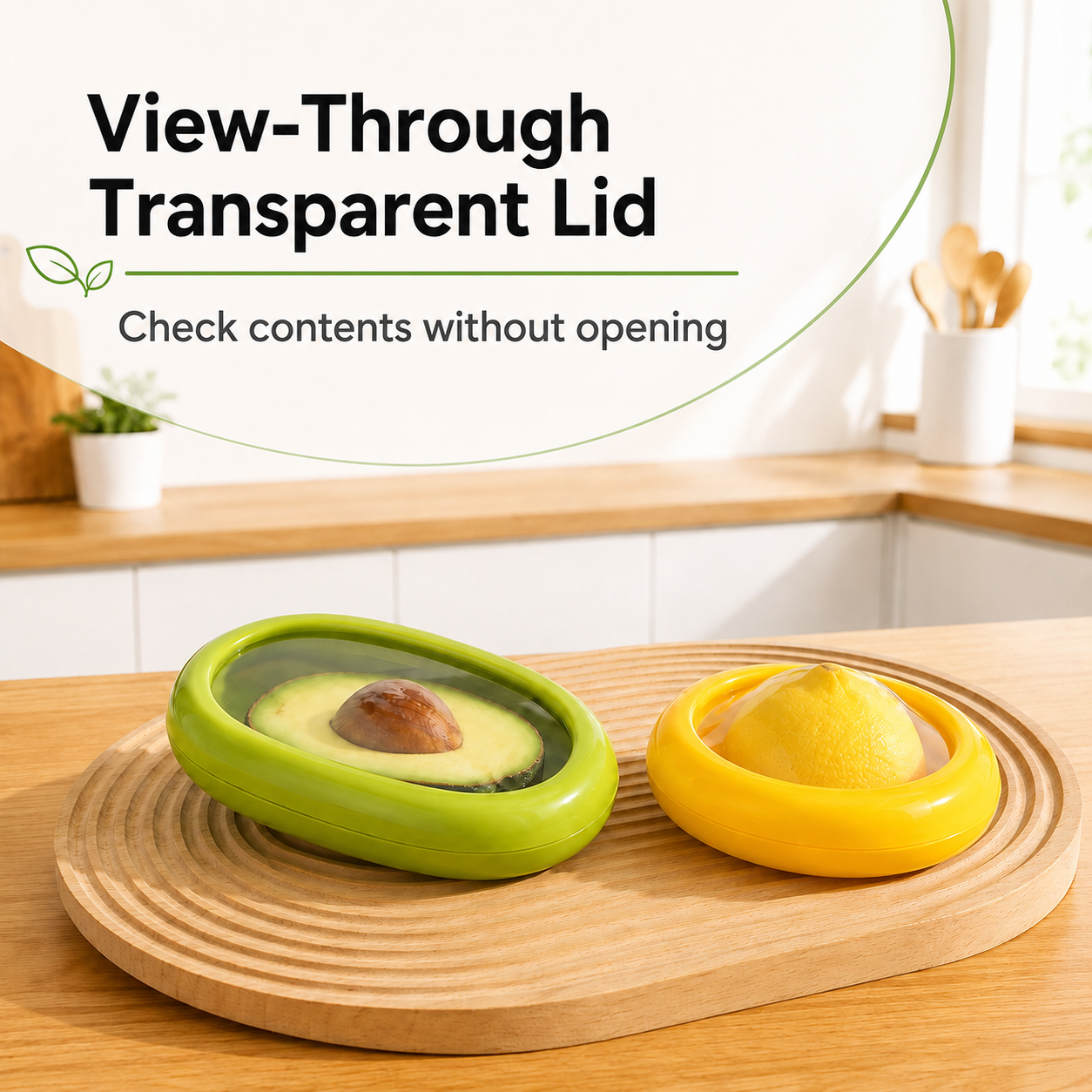 Reusable Fruit Vegetable Keepers Set of 4, Fridge Food Storage Saver