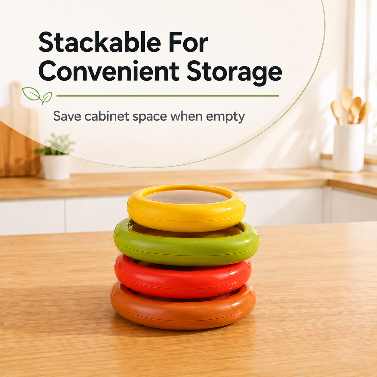 Reusable Fruit Vegetable Keepers Set of 4, Fridge Food Storage Saver